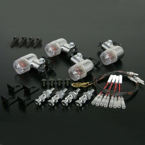 丸型Sウインカー 92年-17年 ホンダ モンキー、ゴリラ、エイプ クリア