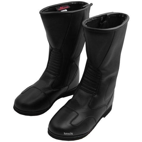 K520 サイドジッパーワイドブーツ 黒