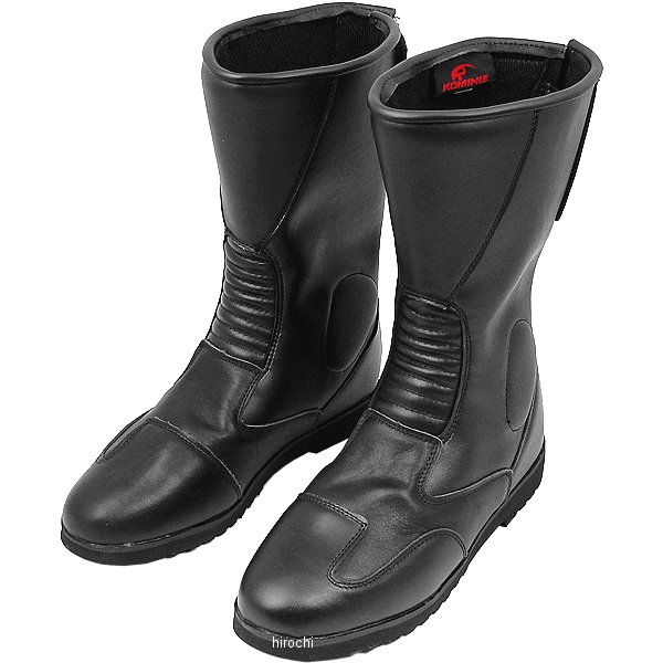 K202 バックジッパーワイドブーツ 黒