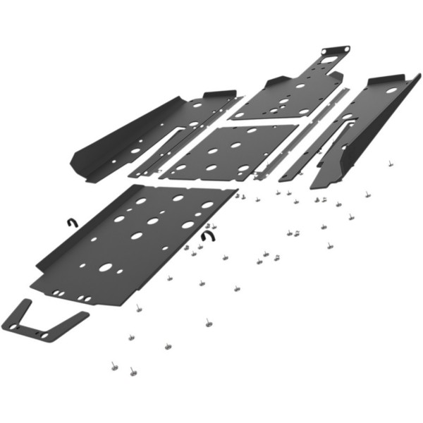 スキッドプレートキット 21年 ポラリス RZR XP Turbo EPS 4x4 黒