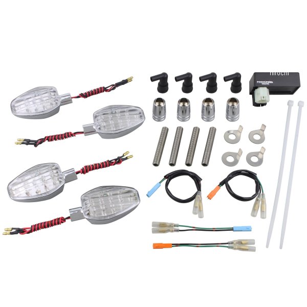 ポッシュ POSH LEDウインカー ライトウエイト 10年-13年 CB1100 メッキ/クリア