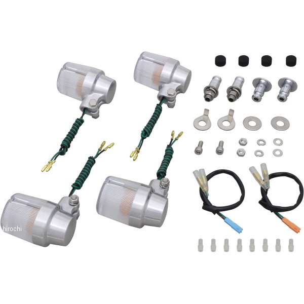 ウインカーセット スーパーバイク 14年-15年 CB1100 シルバー/クリア
