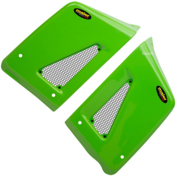 ラジエター スクープ 87年-07年 KLR650 グリーン