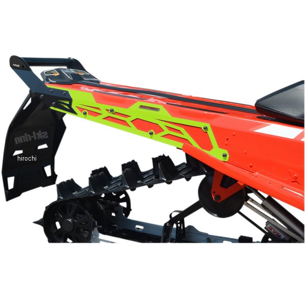 リアバンパー 17年-22年 Ski-Doo Gen4 154インチトラック 緑