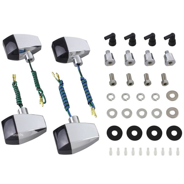 ポッシュ POSH ウインカーキット ZRタイプ スタンダード 98年-02年 CB1300SF メッキ/スモーク