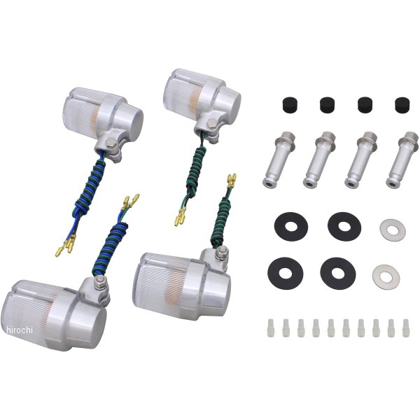 ウインカーセット スーパーバイク 98年-02年 CB1300SF バフ/クリア