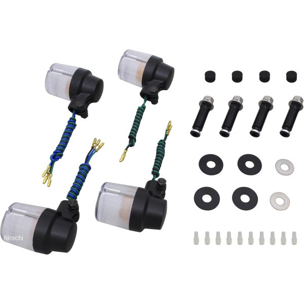 ウインカーセット スーパーバイク 98年-02年 CB1300SF 黒/クリア