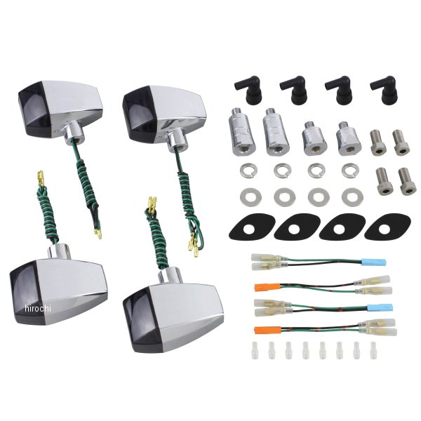 ポッシュ POSH ウインカーキット ZRタイプ クリスタルカット 06年-13年 CB1300SB、06年-07年 CB400SB メッキ/スモーク