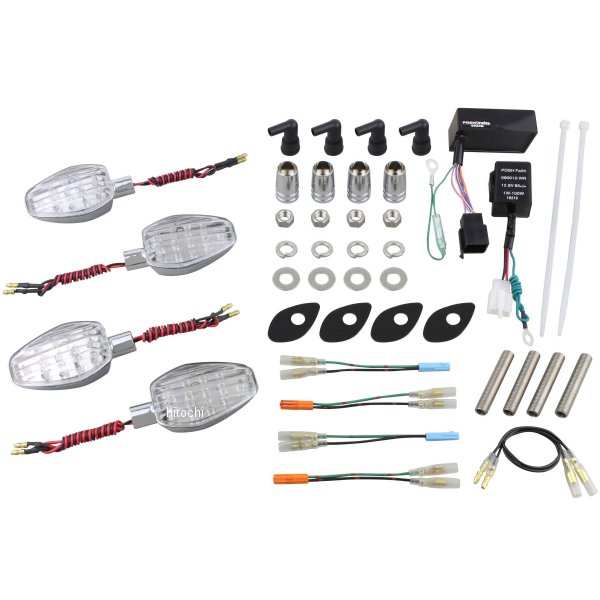 ポッシュ POSH LEDウインカー ライトウエイト 06年-13年 CB1300SB　06年-07年 400SB メッキ/クリア