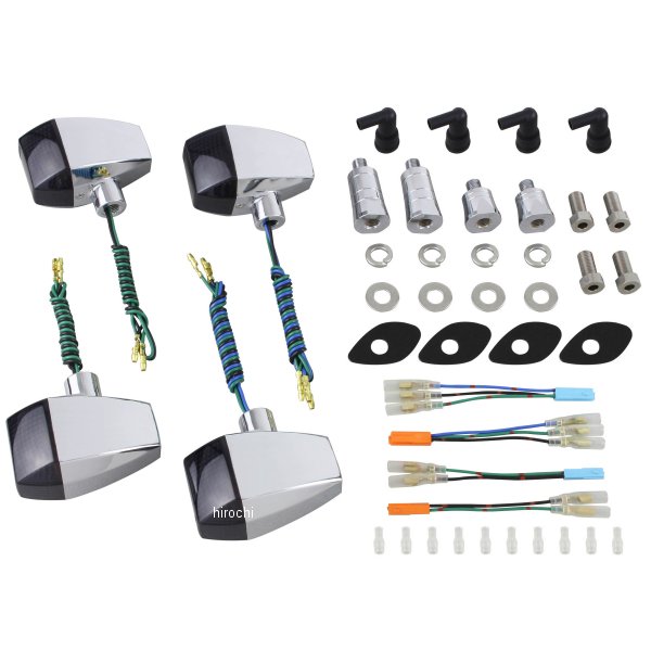 ポッシュ POSH ウインカーキット ZRタイプ スタンダード 05年 CB1300SB、05年/08年-16年 CB400SB メッキ/スモーク