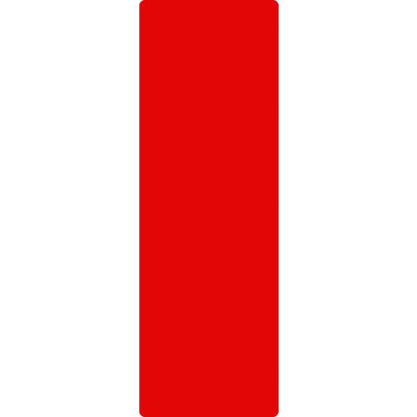 エンビ無地板 赤 エンビ-22(赤) 360×120×1mm 硬質塩化ビニール