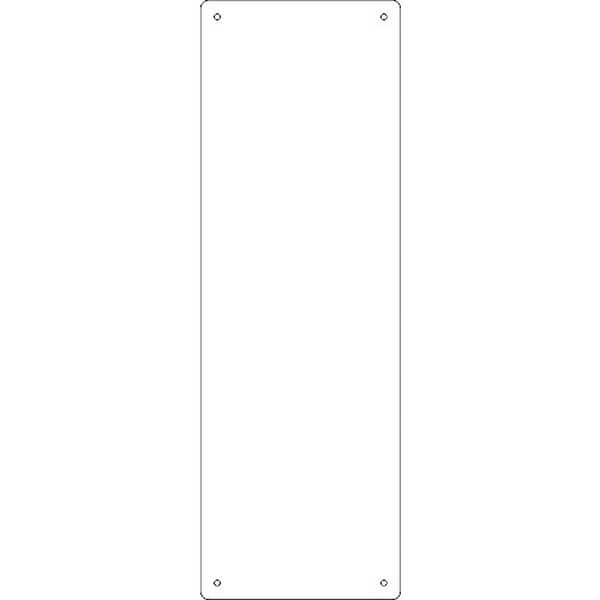 スチール無地板 白 スチール-6(白) 360×120×0.8mm 平板