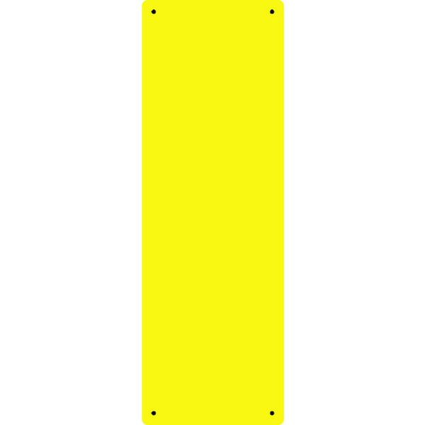 スチール無地板 黄 スチール-6(黄) 360×120×0.8mm 平板