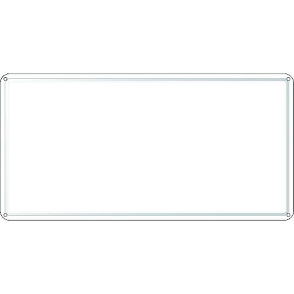 日本緑十字社 緑十字 スチール無地板 白 スチール-18(白) 300×600×0.4mm 明治山型