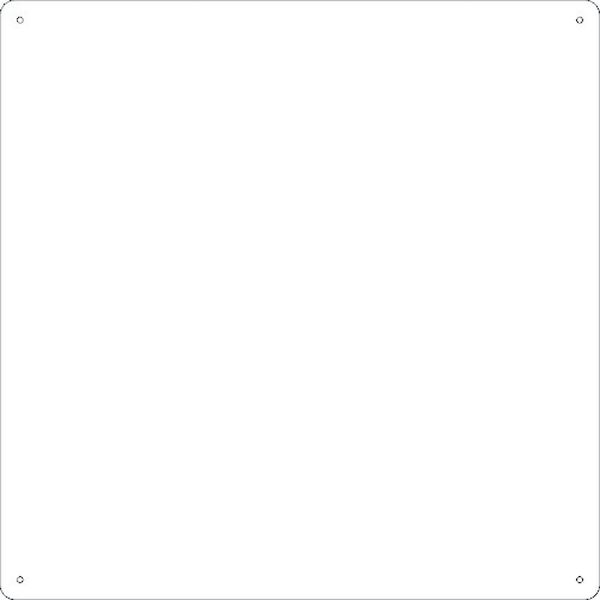スチール無地板 白 スチール-31(白) 600×600×0.6mm 普通山型