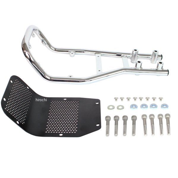 エンジンガードキット クロスカブ110 モンキー125 ダックス125 クロムメッキ ブラックアルマイト