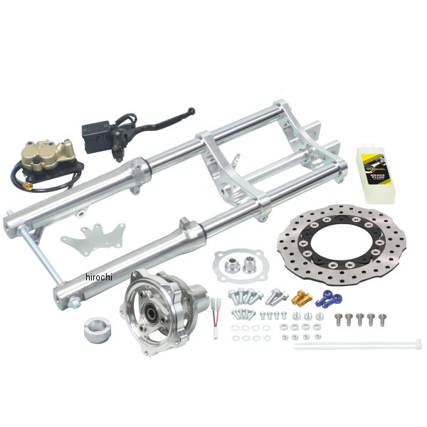 φ30フロントフォークキット タイプ1 ディスクブレーキ ワイド オフセット60mm/ピッチ198mm モンキー、ゴリラ