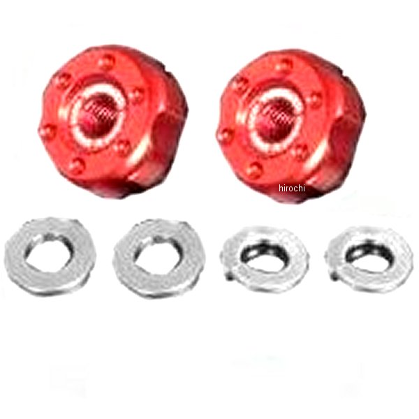 アジャストナット 赤 モンキー/FI