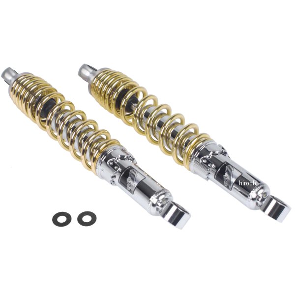 ローダウンリアショックアブソーバー 10mmダウン ダックス125 ゴールド 2本セット