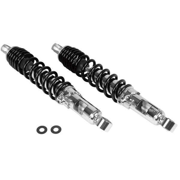 ローダウンリアショックアブソーバー 10mmダウン ダックス125 黒 2本入