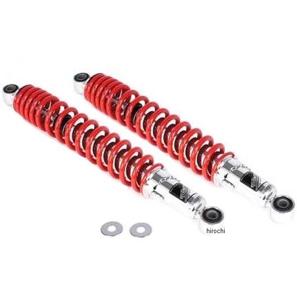 リアショックアブソーバー CT125 クロムメッキ/赤 2本入り