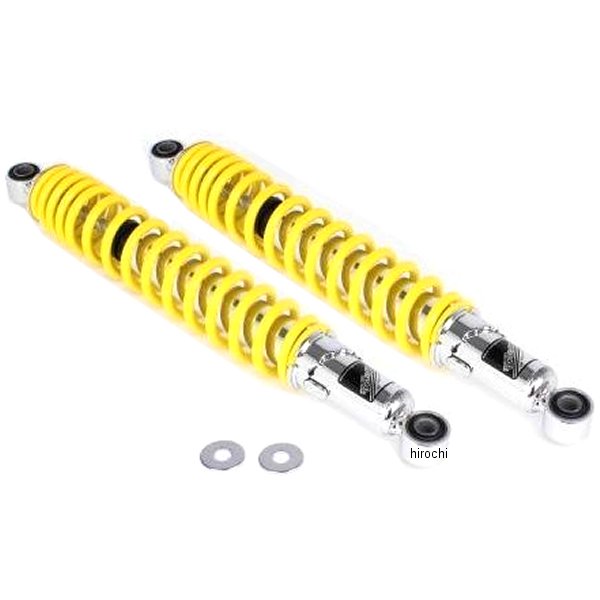 リアショックアブソーバー CT125 クロムメッキ/黄 2本入り