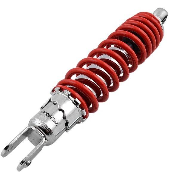 ローダウンリアショックアブソーバー リード125 クロムメッキ/レッド塗装 310mm