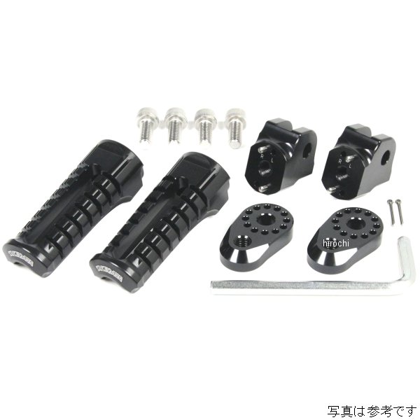 アジャスタブルステップキット ノーマルステップ 黒 モンキー、ゴリラ、モンキーFI