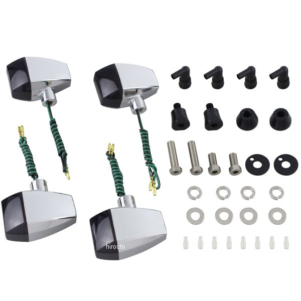 ポッシュ POSH ウインカーキット ZRタイプ スタンダード メッキ/スモーク 98年-99年、07年- XJR1300、93年-94年 XJR400/S