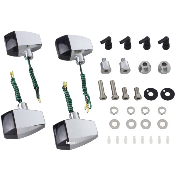 ポッシュ POSH ウインカーキット ZRタイプ クリスタルカット メッキ/スモーク 98年-99年、07年- XJR1300