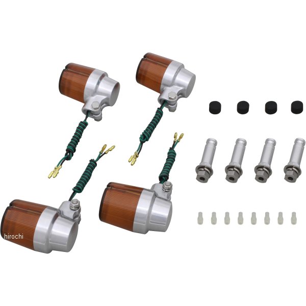ウインカーセット スーパーバイク 07年以降 XJR1300 バフ/オレンジ
