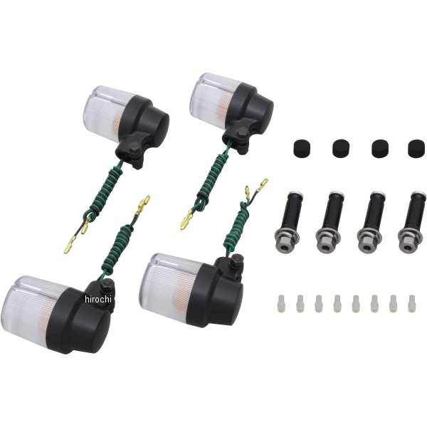 ウインカーセット スーパーバイク 07年以降 XJR1300 黒/クリア