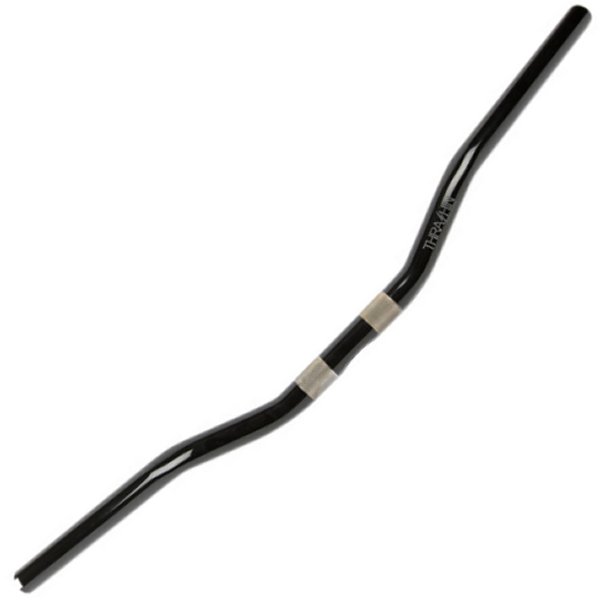 スラッシン Thrashin 1インチ ハンドルバー ローベンド 黒