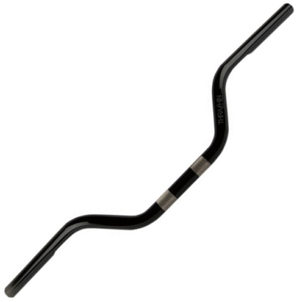 スラッシン Thrashin 1インチ ハンドルバー ミドルベンド 黒