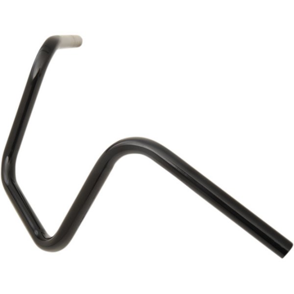 1インチ ハンドルバー エイプ ナロー 10インチ 黒(つや有り)
