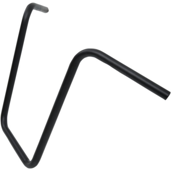 1インチ ハンドルバー エイプ 18インチ 黒(つや消し)