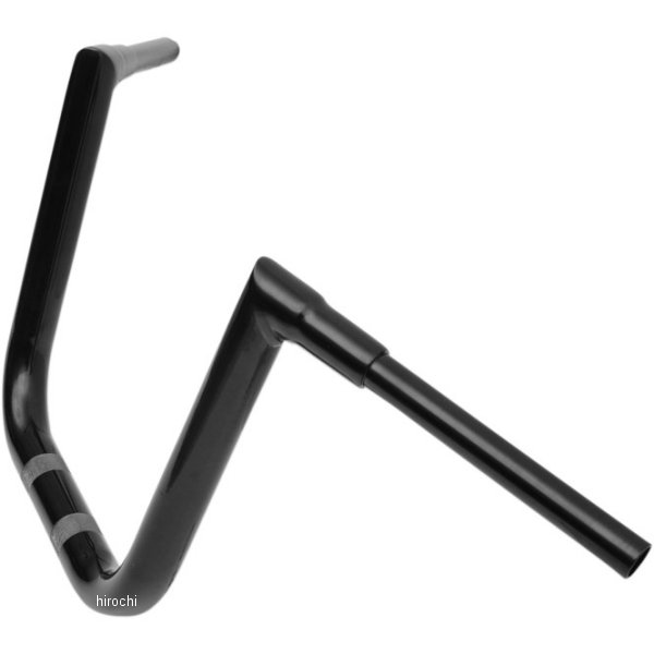 【セール特価】 1.5インチ ハンドルバー グランデ 13インチ 黒(つや有り)