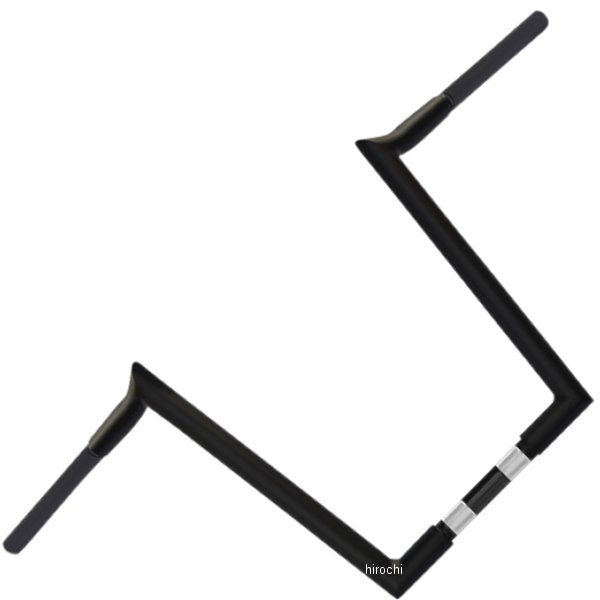 1.25インチ ハンドルバー Hooked 14インチ 黒