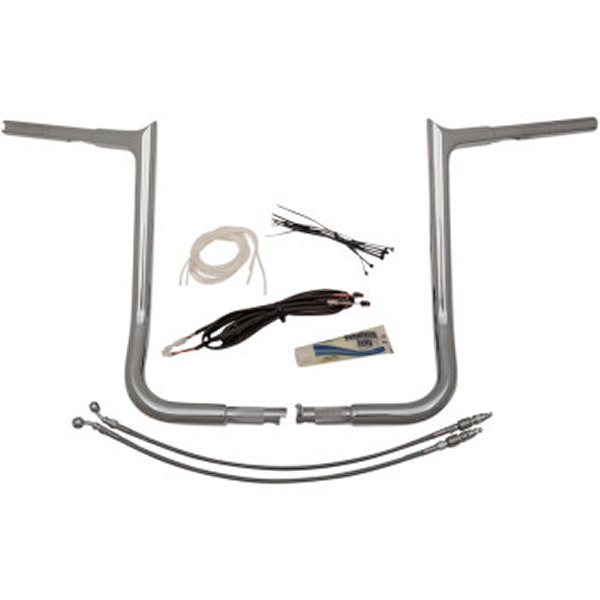 【セール特価】 1.25インチ ハンドルセット Point 16インチ 14年以降 FLHT クローム