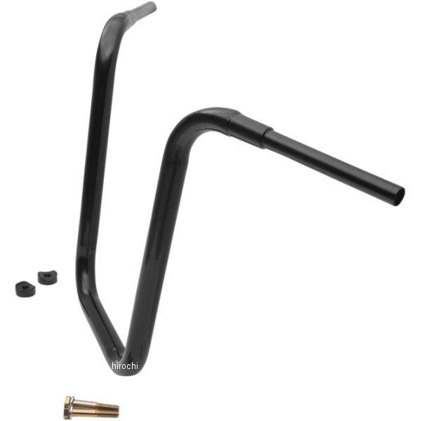 【セール特価】 1.5インチ ハンドルバー Ape Hanger ワイド 19インチ 黒(つや有り)