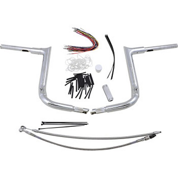 1.5インチ ハンドルバーキット Point 14インチ 08年-13年 FTH クローム