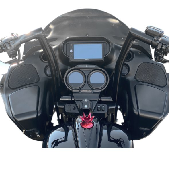 1.5インチ ハンドルバー Flat 16インチ 08年-16年 FLHR 黒