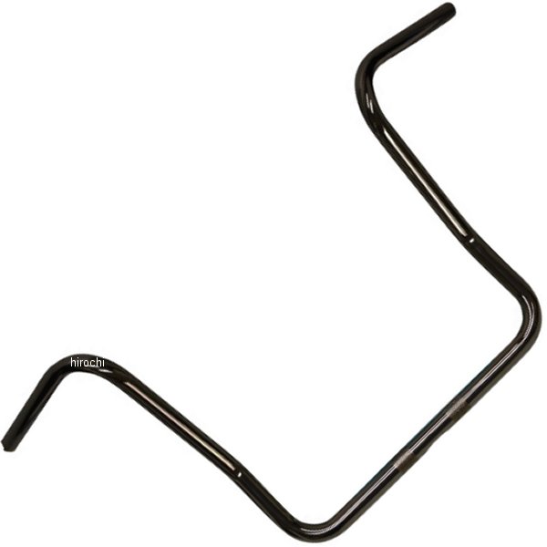 1インチ ハンドルバー バガー 16インチライズ 黒