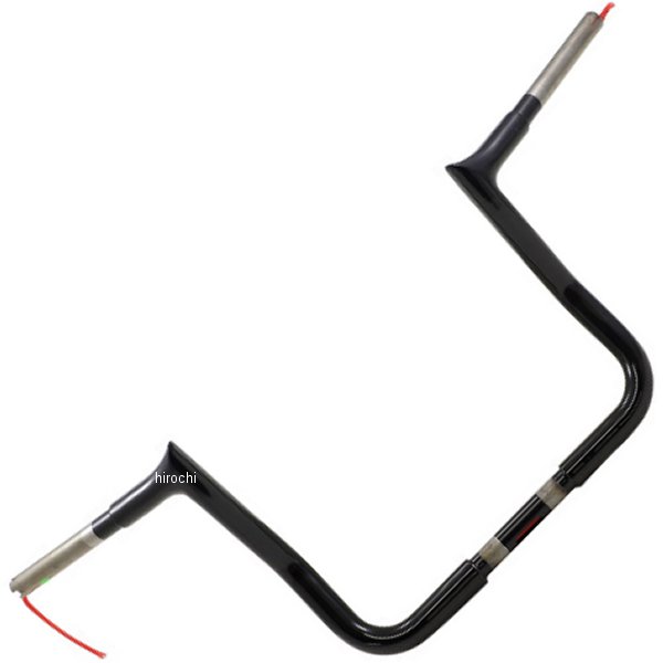 【セール特価】 1-1/4インチ ハンドルバー キット バイキング 08年-13年 FLHT 10インチ ブラックパール