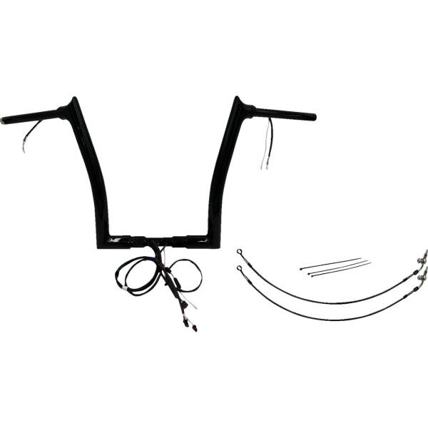 ハンドルバー キット 14インチ 16年-20年 ハーレー FLTRXS 黒