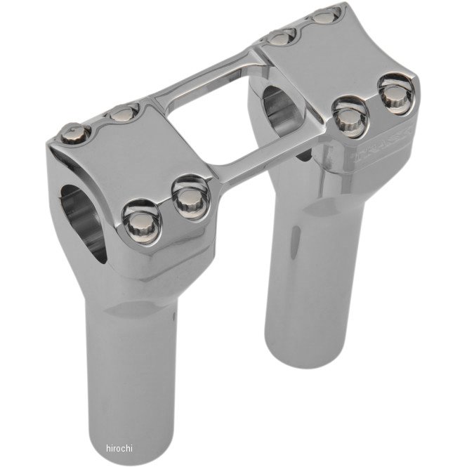 【セール特価】 1.25インチハンドルバー 6インチ(152mm)高 ライザー クローム