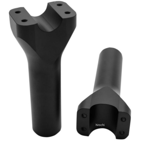 1インチハンドルバー 6インチ(152mm)高 ライザー 黒