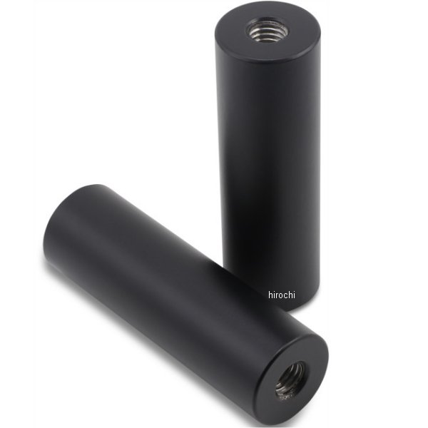 1.25インチ ストレートライザー 4インチ高 黒(つや消し)