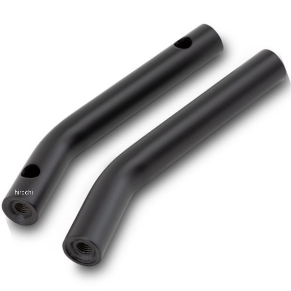 【セール特価】 1.25インチ プルバックライザー 8インチ高 黒(つや消し)