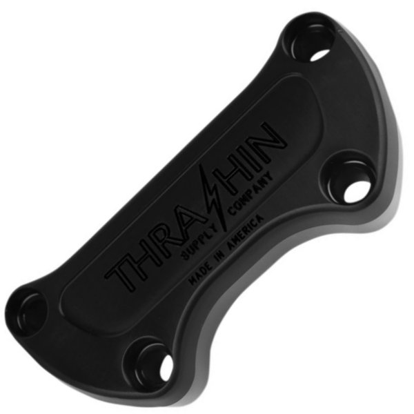 スラッシン Thrashin 1インチ ハンドルバー トップ クランプ 黒